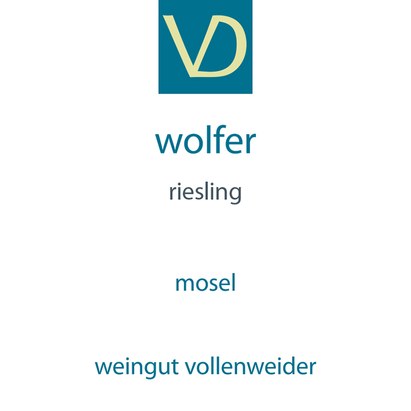 Riesling Wolfer Dry VomBoden (750ml) - 2021